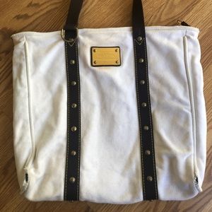 Louis Vuitton Canvas Antigua Cabas Tote Off white